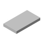 Šamotová deska spodní, boční KV HEAT 2G 70.50.01 